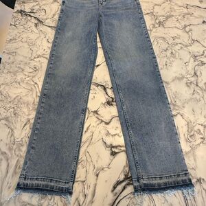 Good American Light Blue Straight Leg Jeans